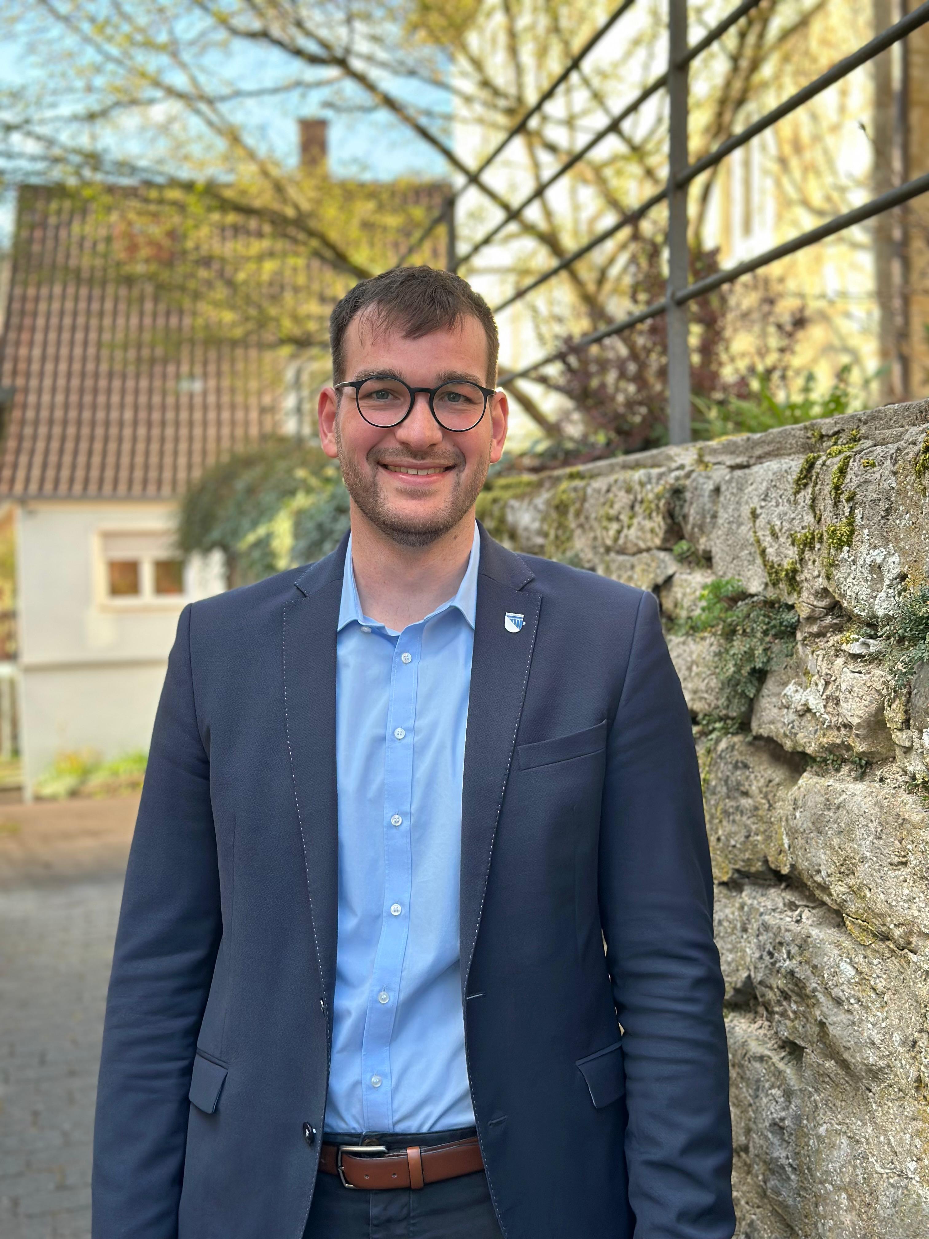David Beck, Bürgermeister der Gemeinde Braunsbach