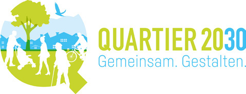Logo Quartier 2030 – Gemeinsam.Gestalten.