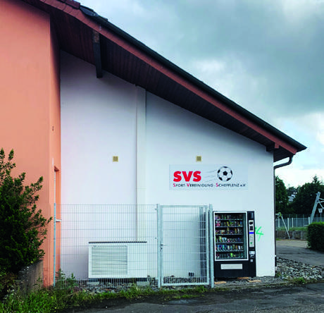 Sportheim der Sportvereinigung Schefflenz mit Wärmepumpe