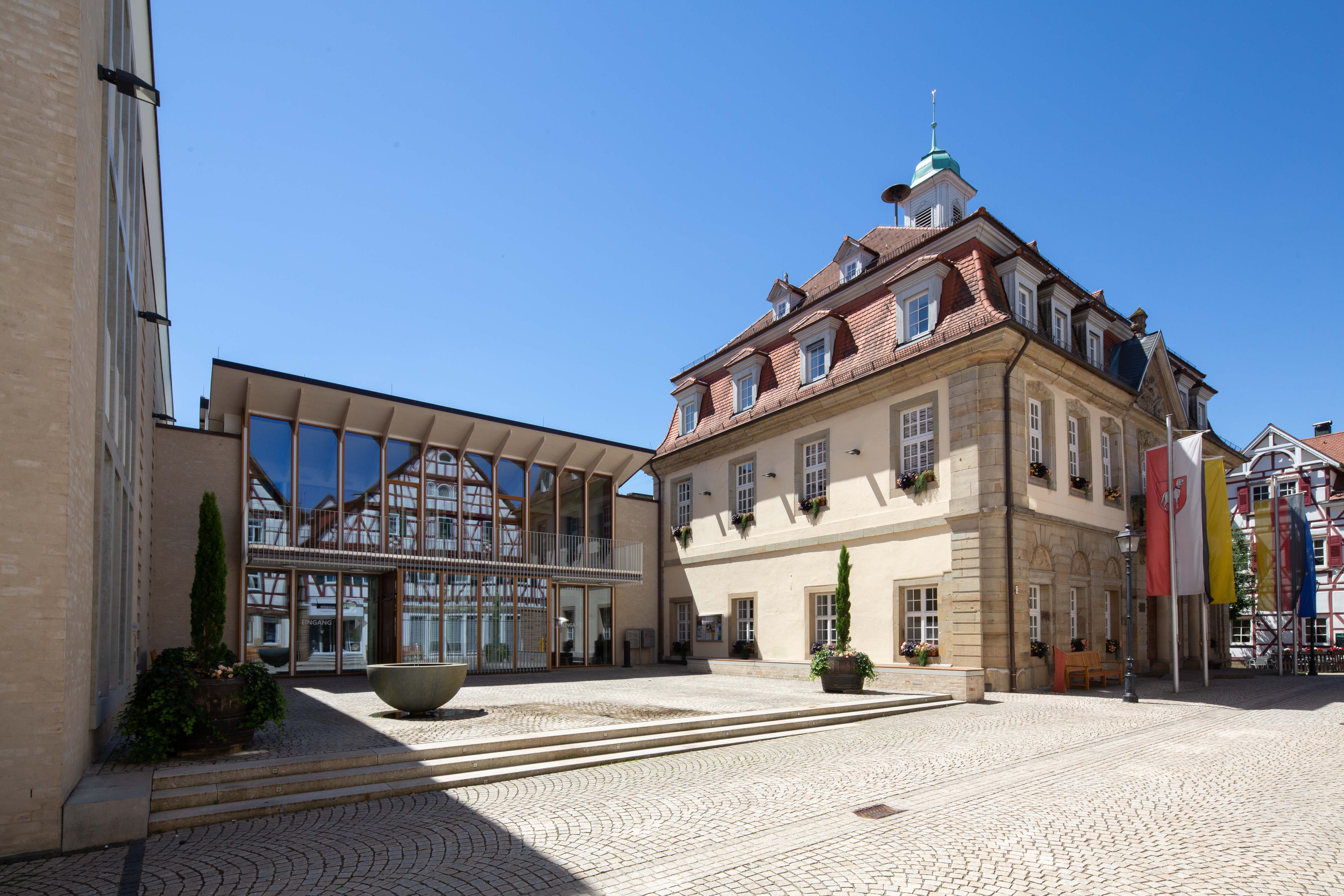 Rathaus von Brackenheim im Landkreis Heilbronn