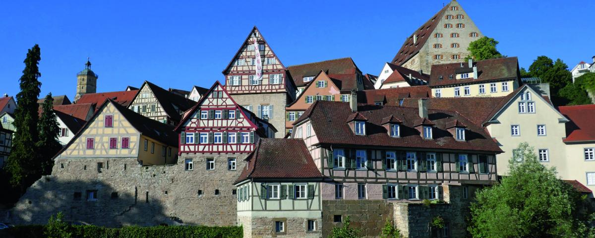 Historische Altstadt von Schwäbisch Hall als Beispiel flächeneffizienter Innenentwicklung