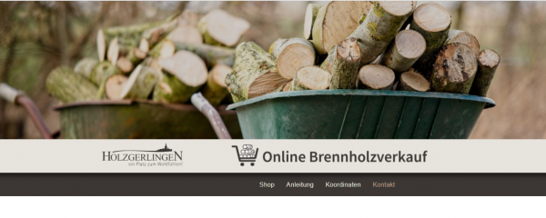 Brennholz-Webshop im Schönbuch